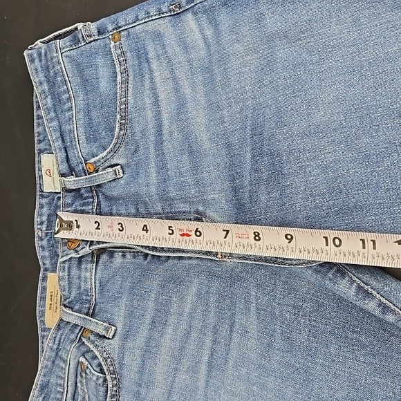 Adrianna Goldsmeid Medium Wash Jeans Janis High Rise Flare 28W - Picture 8 of 11